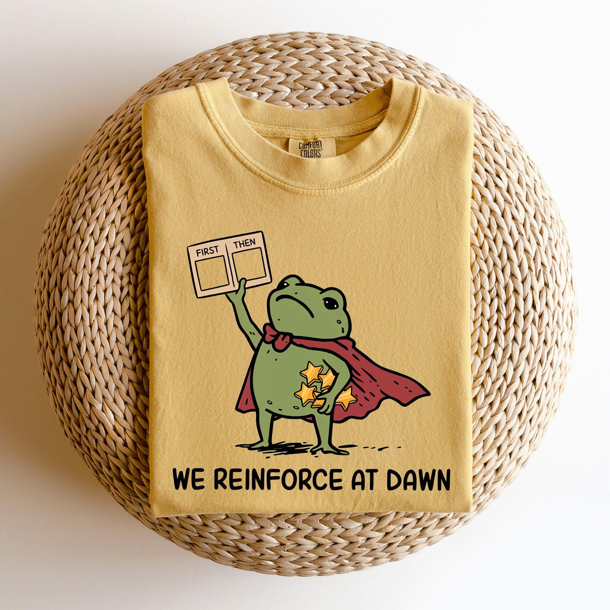 We Reinforce at Dawn Frog Graphic Shirt