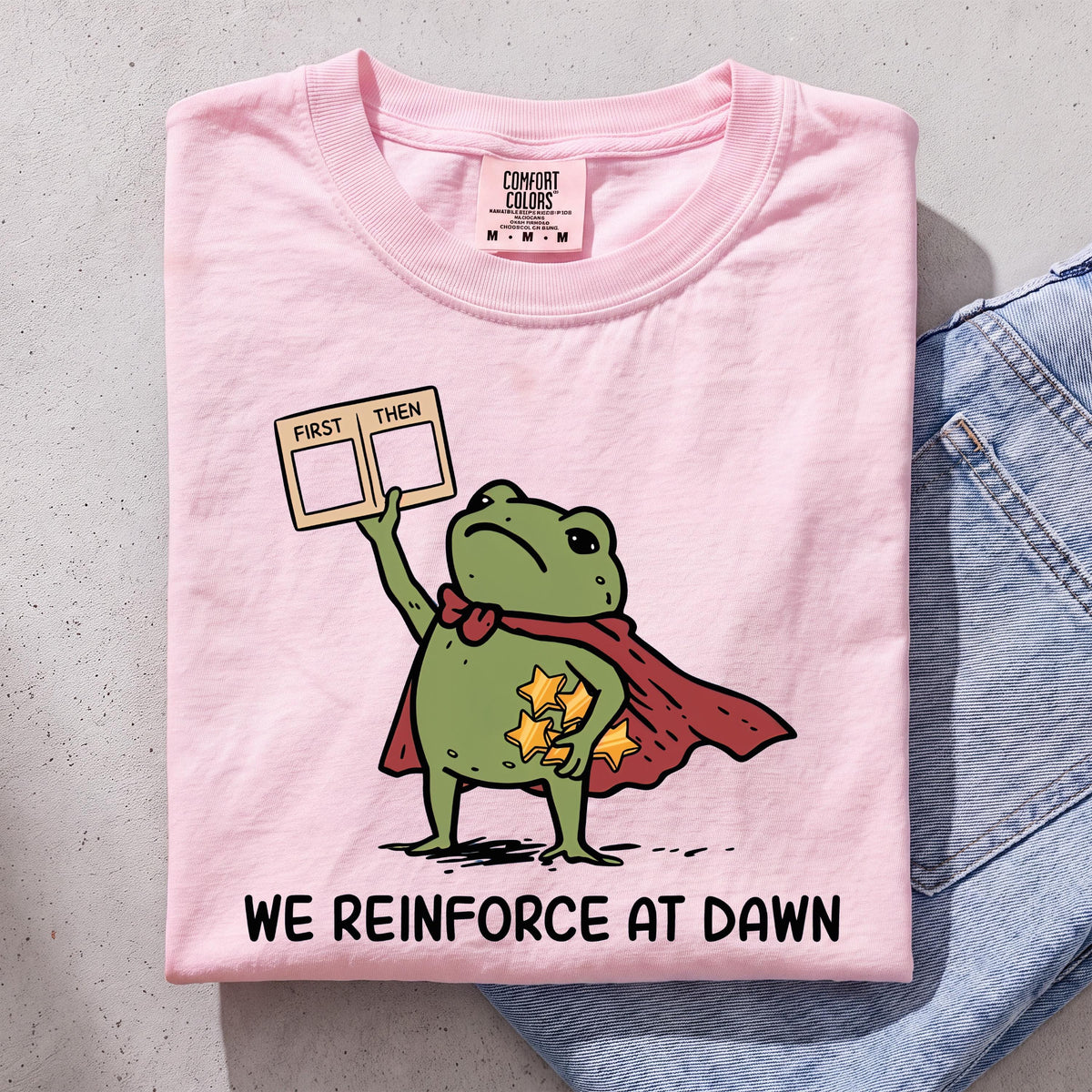 We Reinforce at Dawn Frog Graphic Shirt