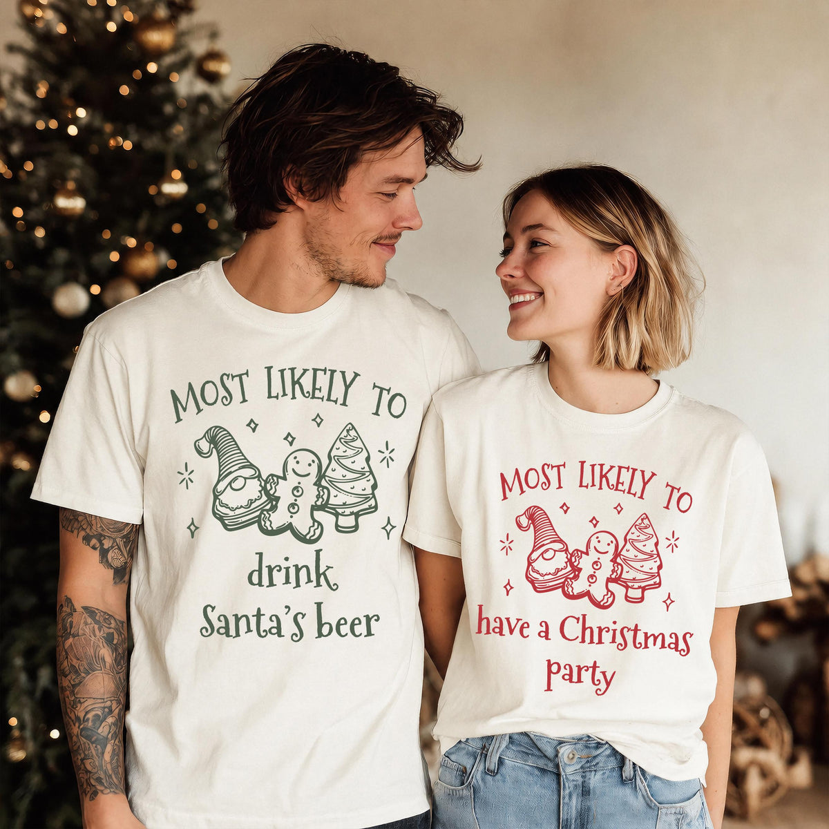 Christmas Cookies Comfort Colors® T-Shirt, Custom Christmas Quotes Tees, Holiday Crew Matching Gift
