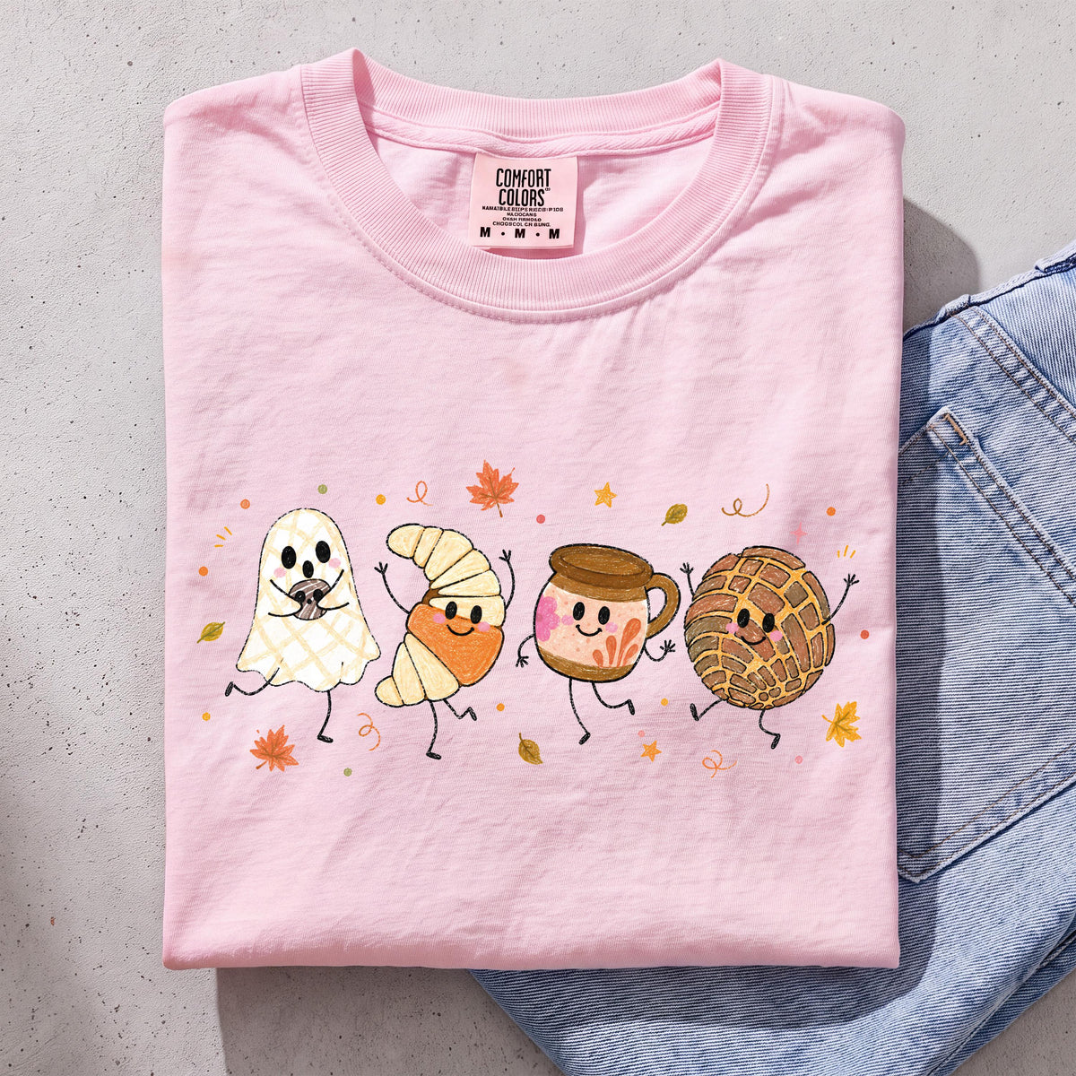 Pantasmas Ghost Comfort Colors® Shirt, Latina Spooky Season Tee, Mexican Halloween Long Sleeve