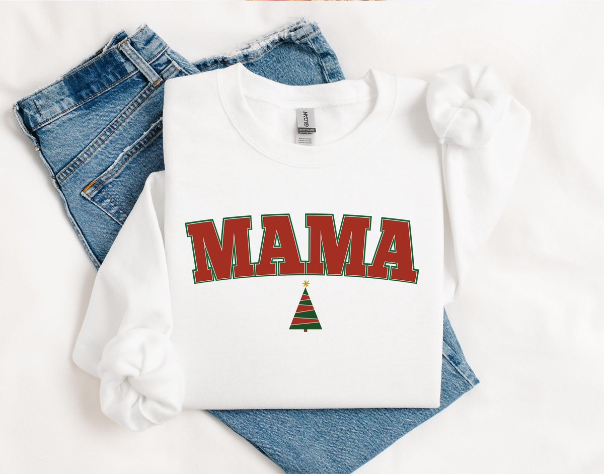Christmas Tree Family Shirt, Xmas Mama & Dada Matching T-shirt, Christmas Nana and Papa Gift Tee