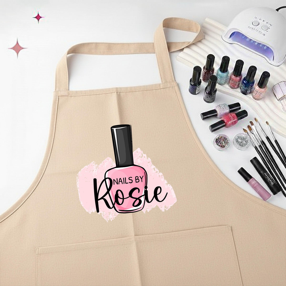 Personalized Nail Artist Apron
