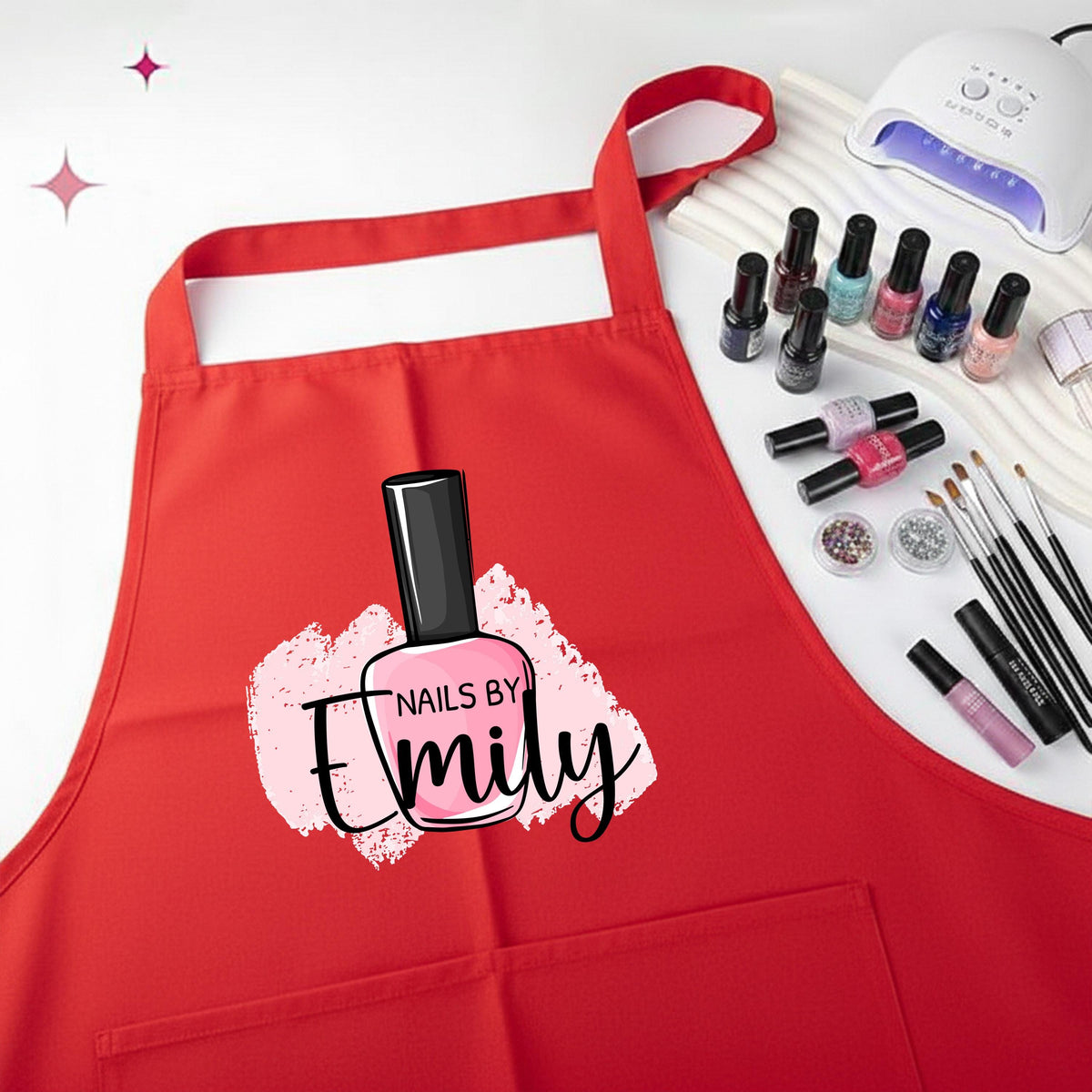 Personalized Nail Artist Apron