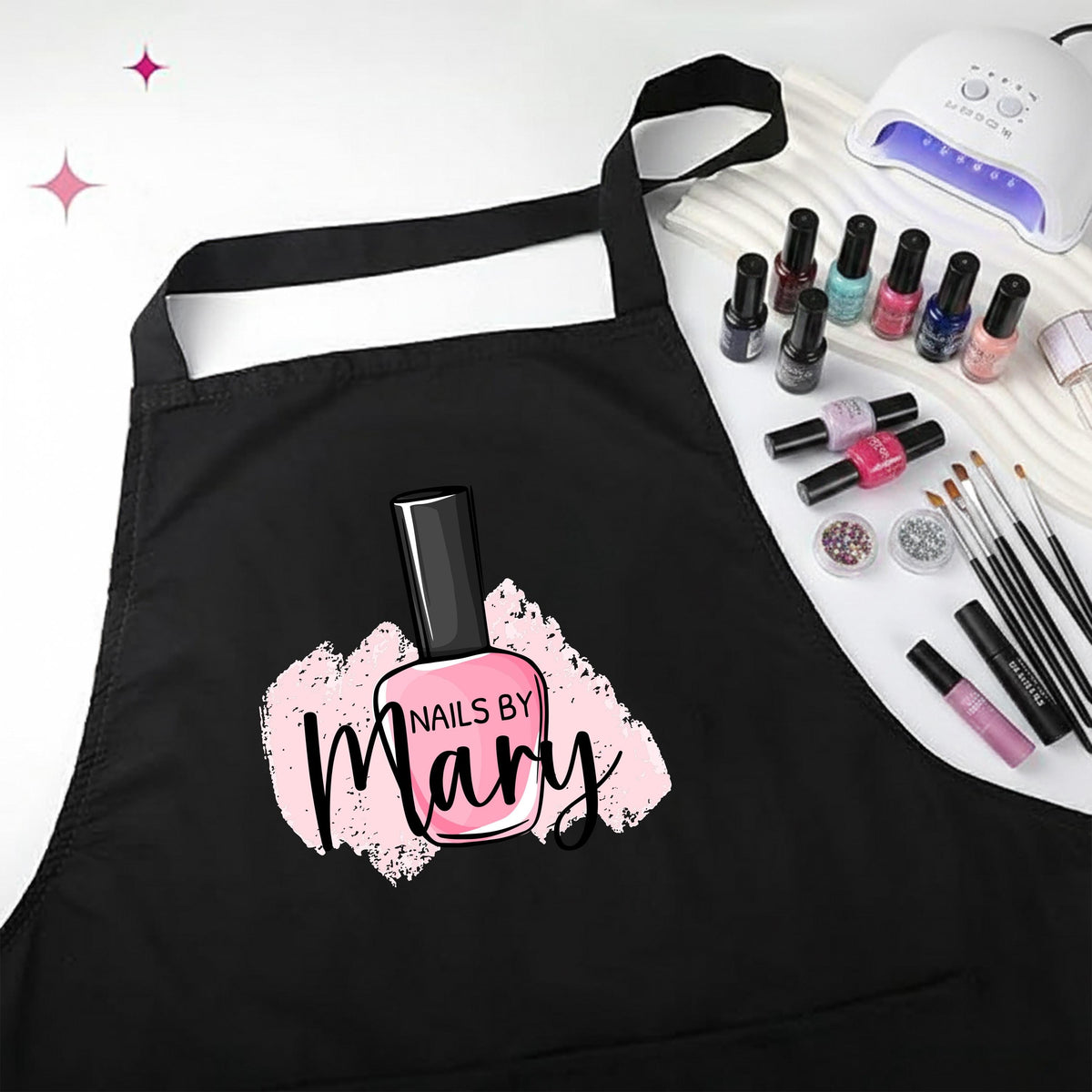Personalized Nail Artist Apron