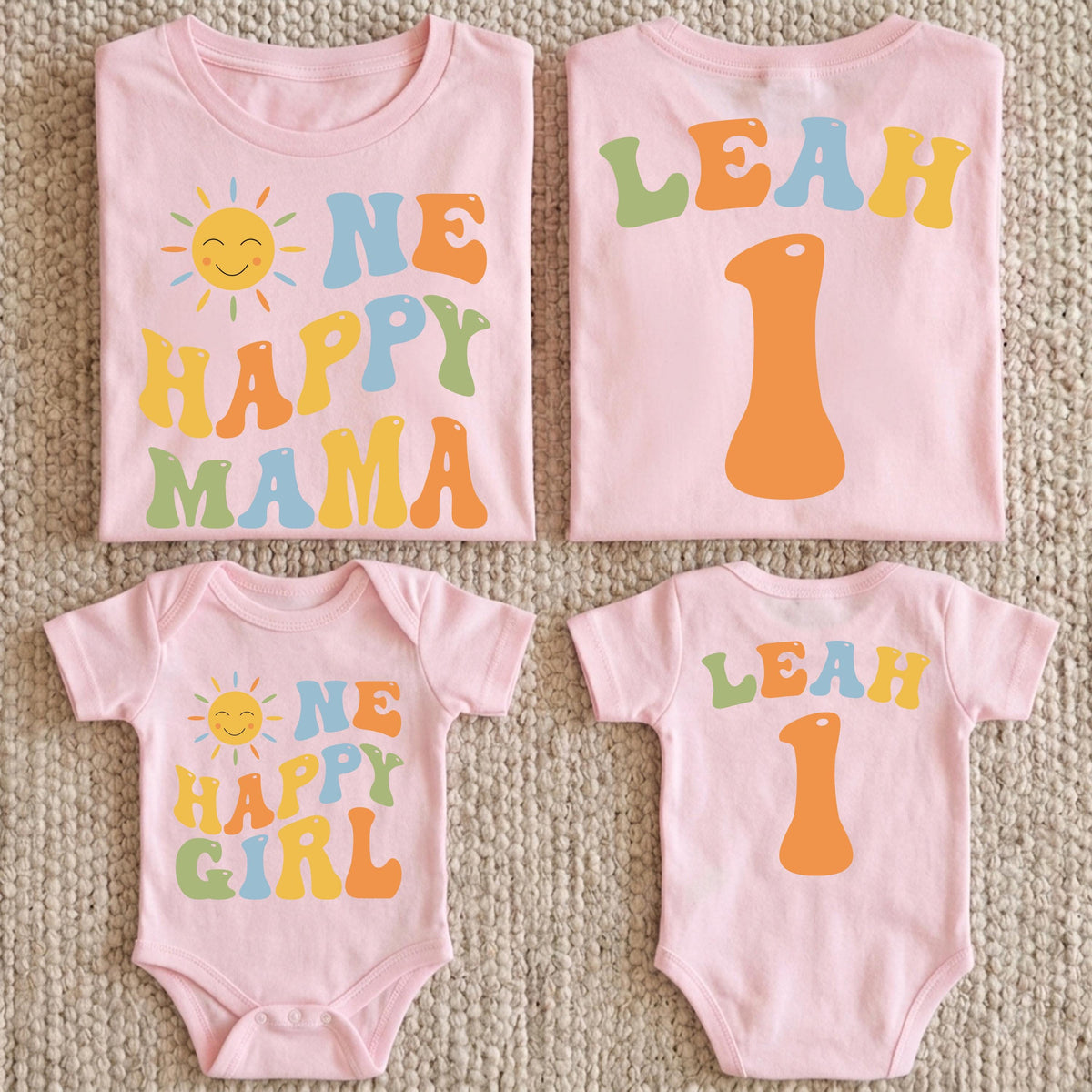 One Happy Family Birthday Shirt