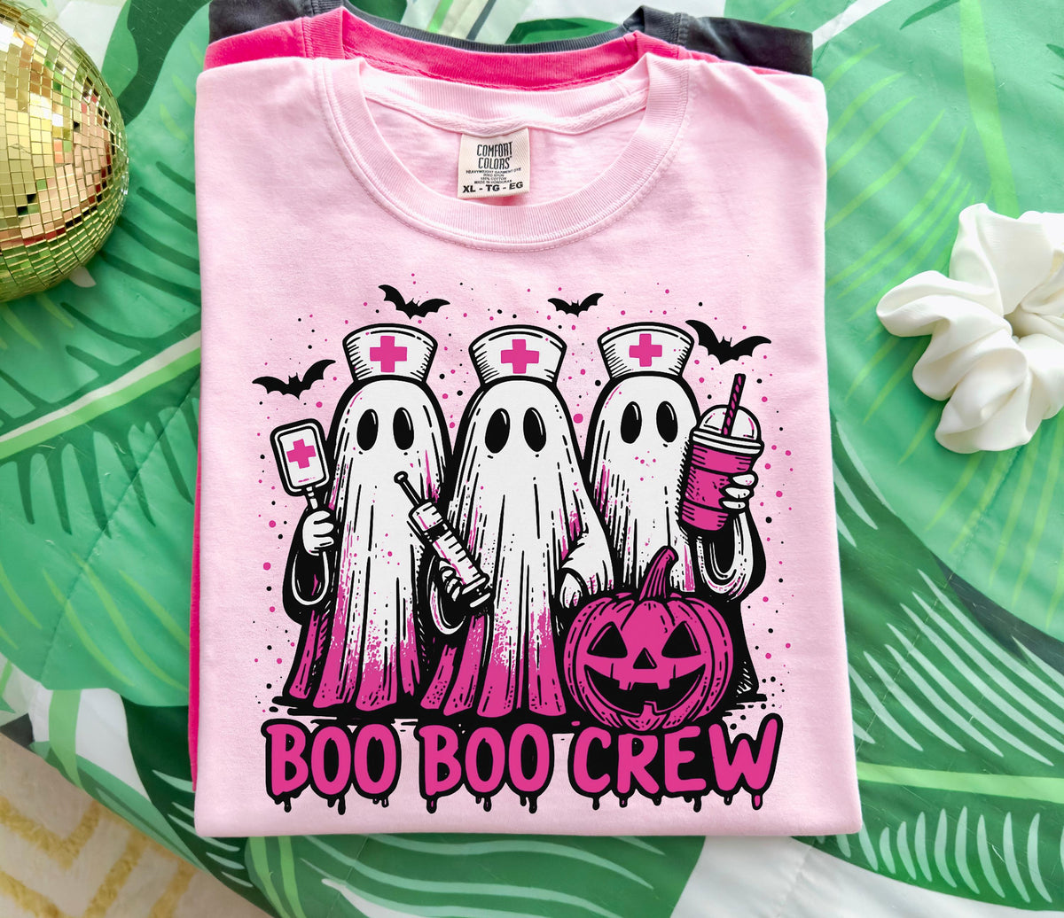 Ghost Nurse Comfort Colors® T-Shirt, Spooky Nurse Tee, Halloween Nurse Gift Shirt