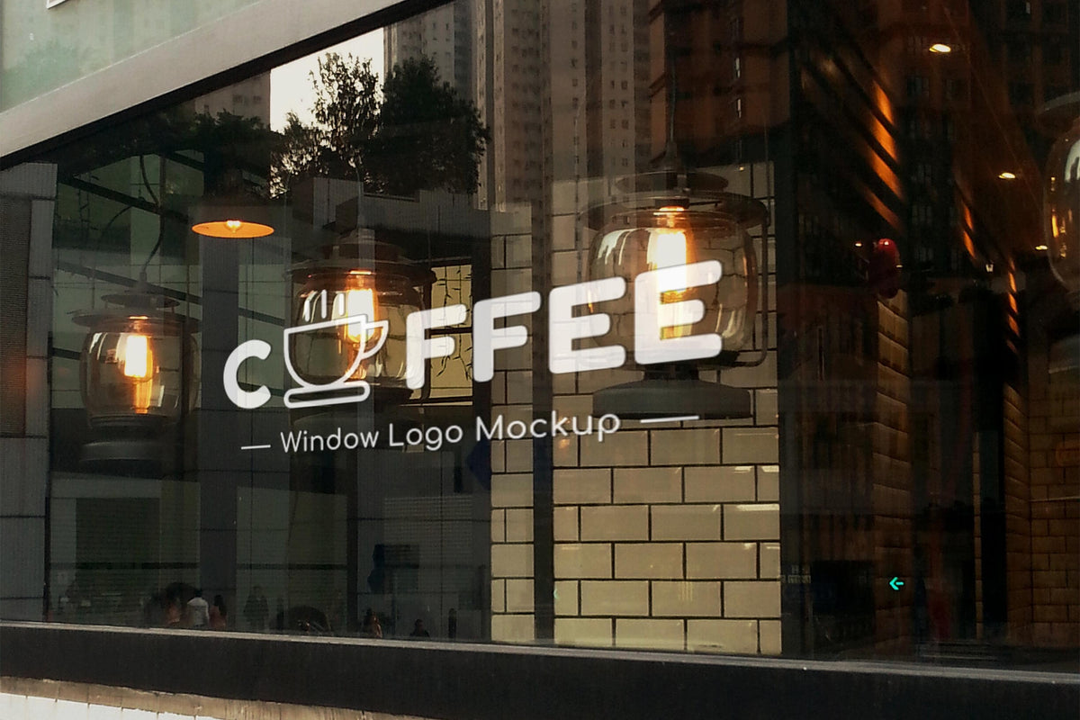 Custom Vinyl Door Logo Sign, Business Decal with Logo, Custom Text, Socials and QR Code, Storefront Lettering