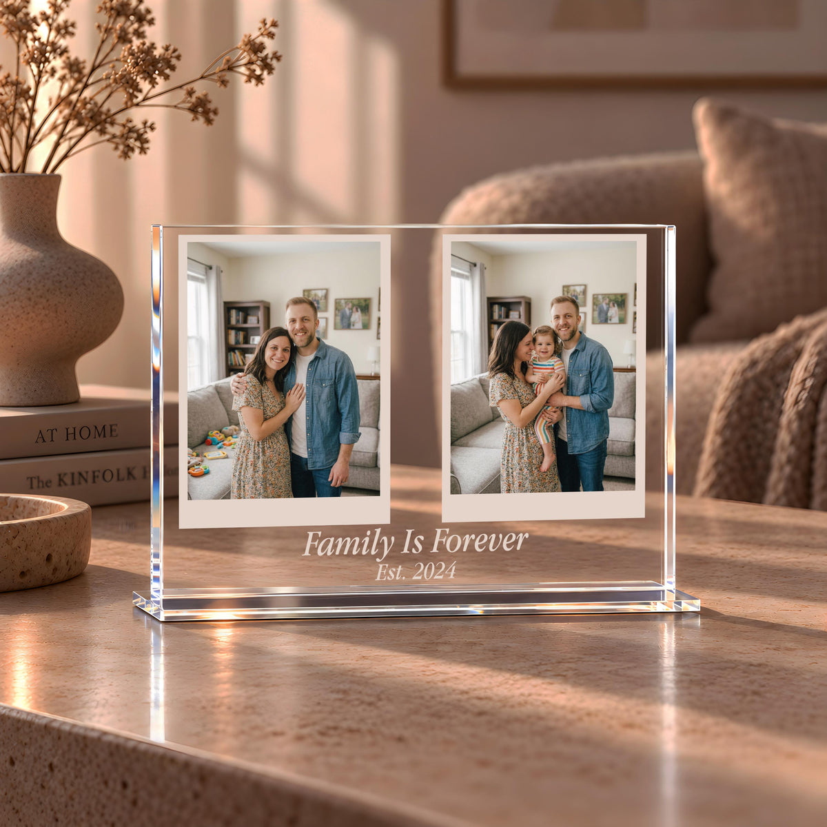 Custom Acrylic Photo Block, Memorial Picture Plaque, Personalized Anniversary Keepsake Gift
