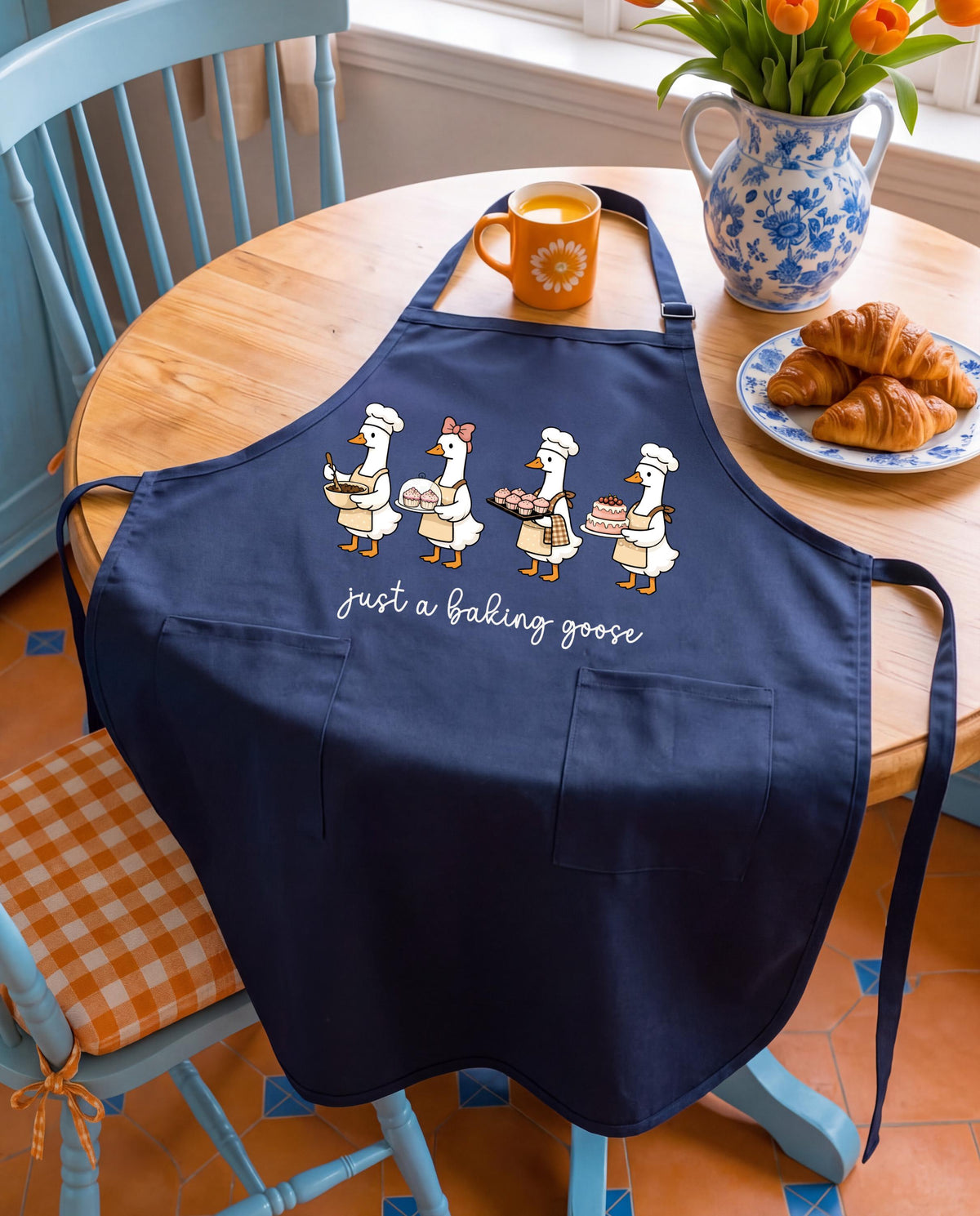 Just a Baking Goose Apron, Funny Goose Kitchen Apron