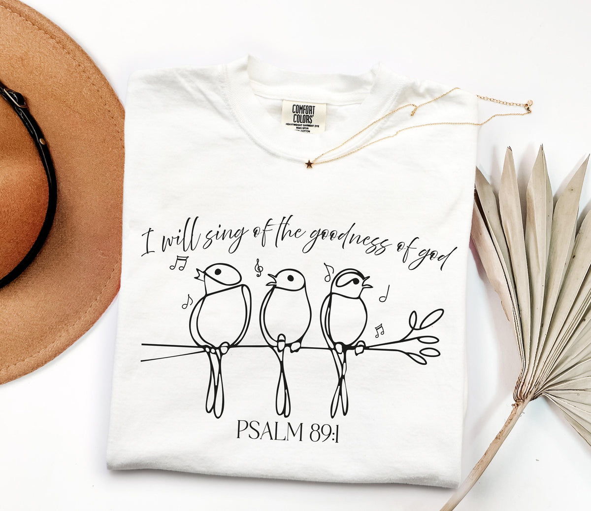 Christian Birds Comfort Colors® Shirt, Bible Verse Long Sleeve, Faith Based Gift Tee