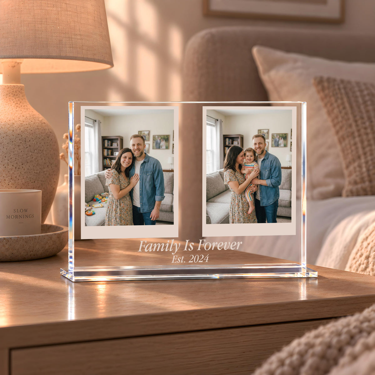Custom Acrylic Photo Block, Memorial Picture Plaque, Personalized Anniversary Keepsake Gift