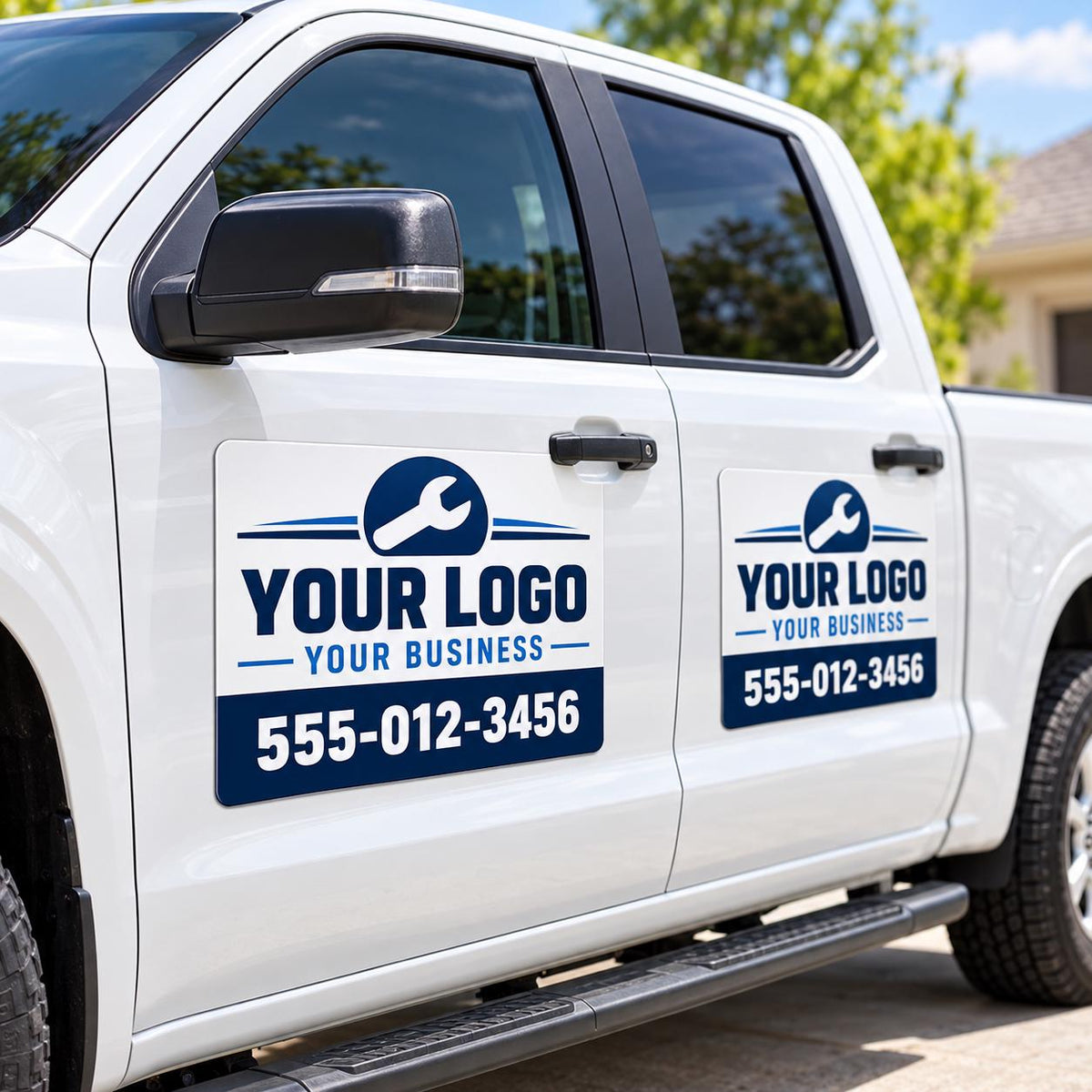Custom Car Magnets, Full Color Business Vehicle Sign with Your Logo